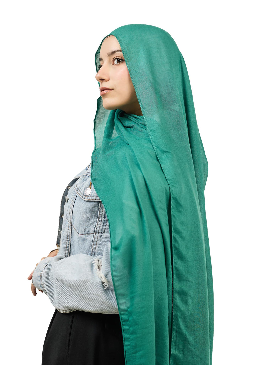 Signature Timeless Luxury Ultra Soft Breathable Pure Cotton Modal Veil With Elegant Smooth Finish 80x200cm