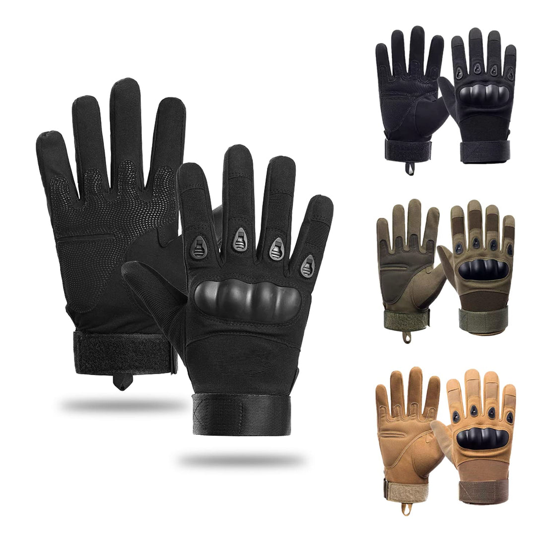 Motorcycle Gloves, Tactical Gloves Military Men for Cycling Motorcycle Hiking Climbing Lumbering Heavy Industry