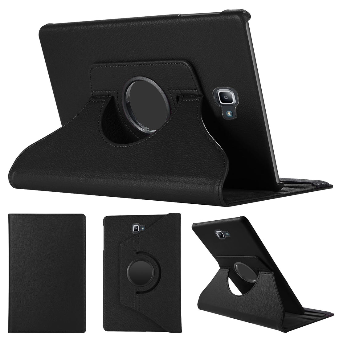 SWEIMEN Rotating Case for Samsung Galaxy Tab A 10.1 2016 (SM-T580/T585) Tablet Protective Cover with Automatic Wake-Up Rotation Shell for Galaxy Tab A6 10.1