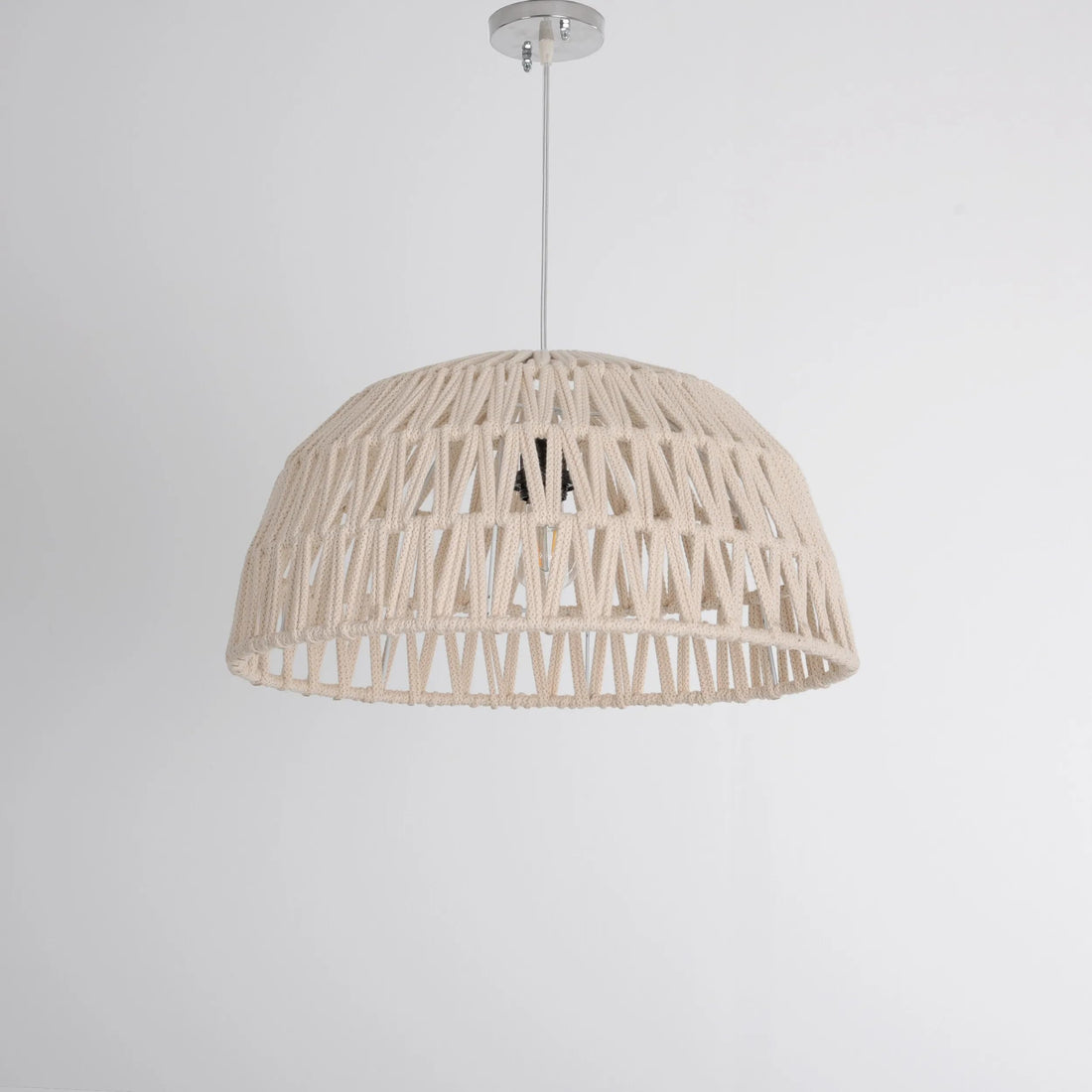 Mushkah Lighting Natural String Hanging Chandelier - Modern Simplicity and Natural Elegance