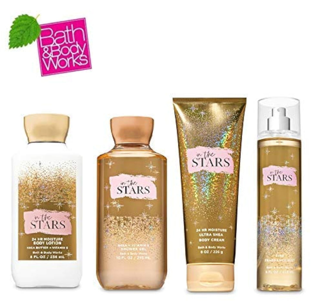 Bath & Body Works and in the Stars Gift Set - Lotion - Cream - Fragrance Mist Shower Gel - New Fragrance