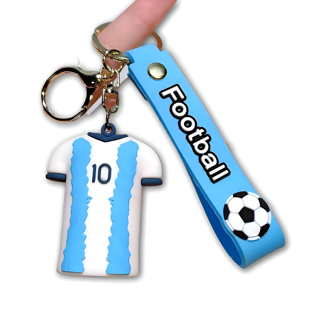Small Football Medallion-An elegant small football decoration with an inspired quote, a portable silicon cloud, perfect for football fans and fans