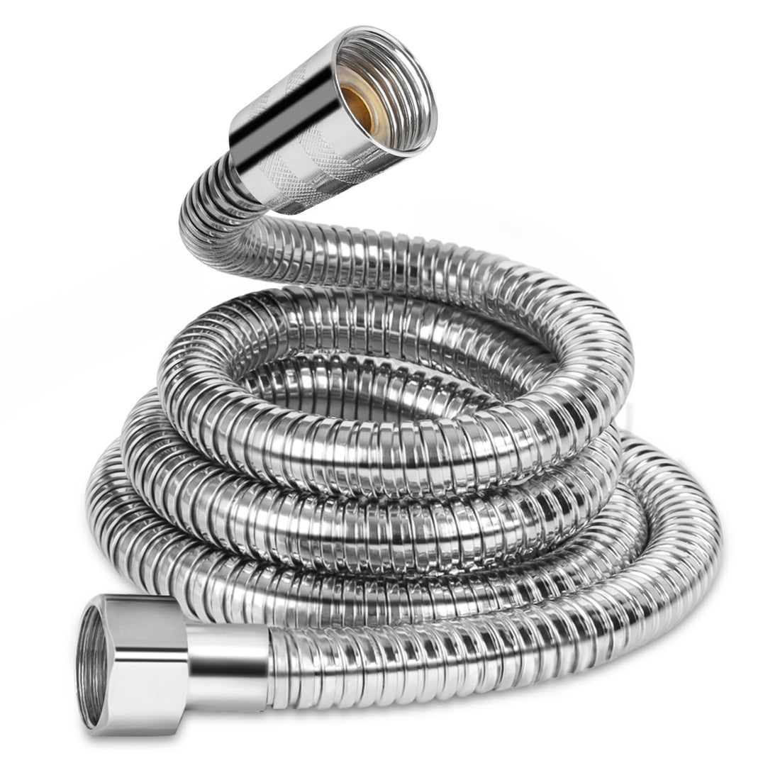 RUIXUE 1500 m metre shower hose, stainless steel shower hose, with double twist protection, flexible and kink-resistant hose shower, universal G ½ inch connection size.