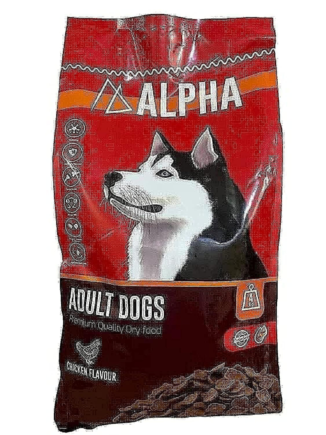 ALFA DRY FOOD CHICKEN FLAVOR FOR ADULT DOGS (4KG)