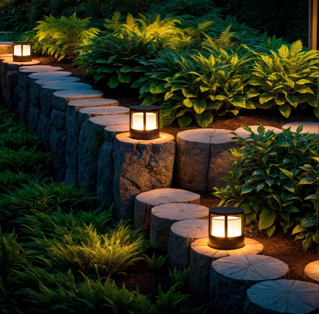 SILVADOR LED Outdoor Closed Top Gate Light Rainproof Bulkhead Modern Exterior Wall Light Best for Entrance Boundary Wall, Pillar, Garden (Warm White). (STYLE 2)