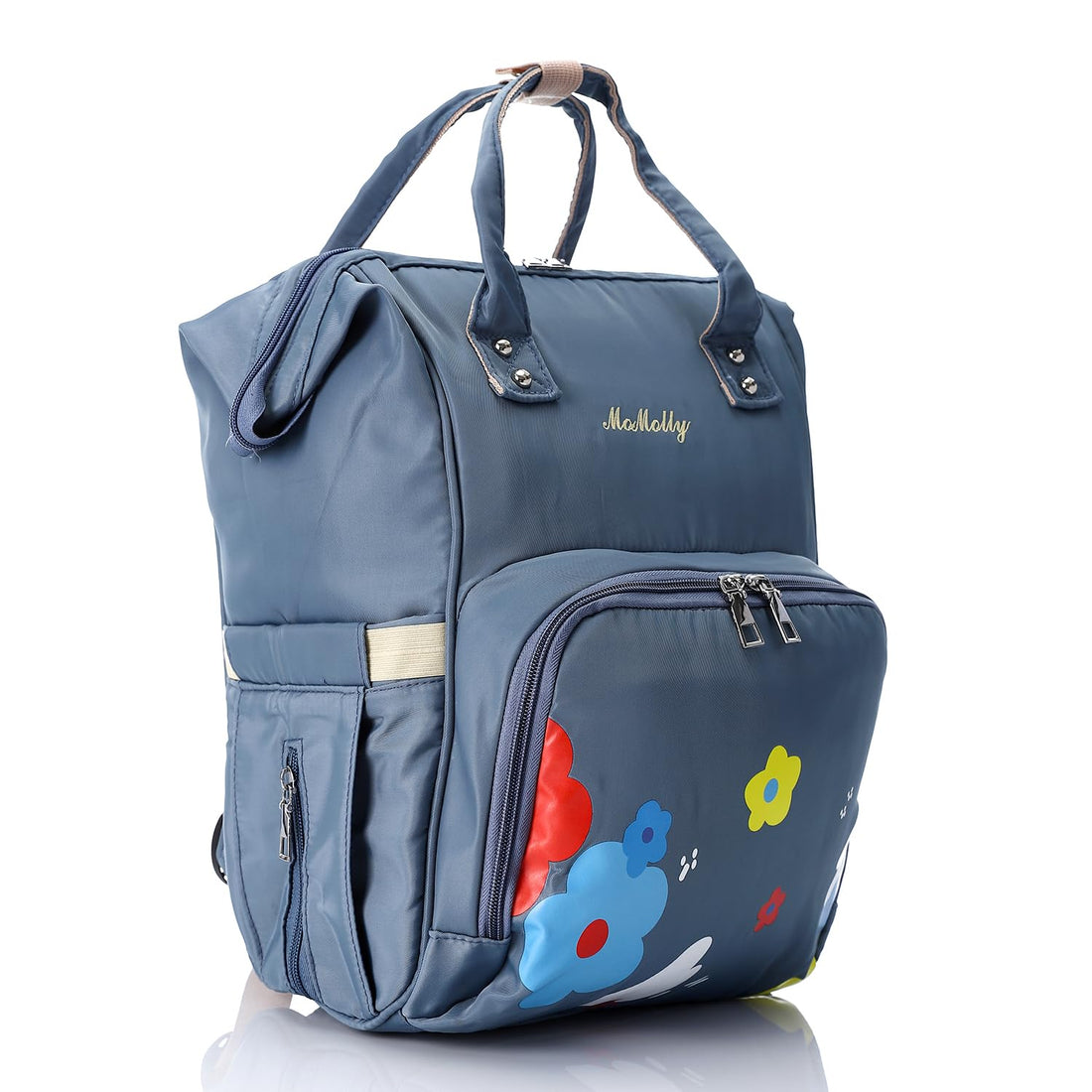CROSSLAND Waterproof Diaper Backpack with Thermal Pockets – Multi-Function Baby Changing Bag for Moms