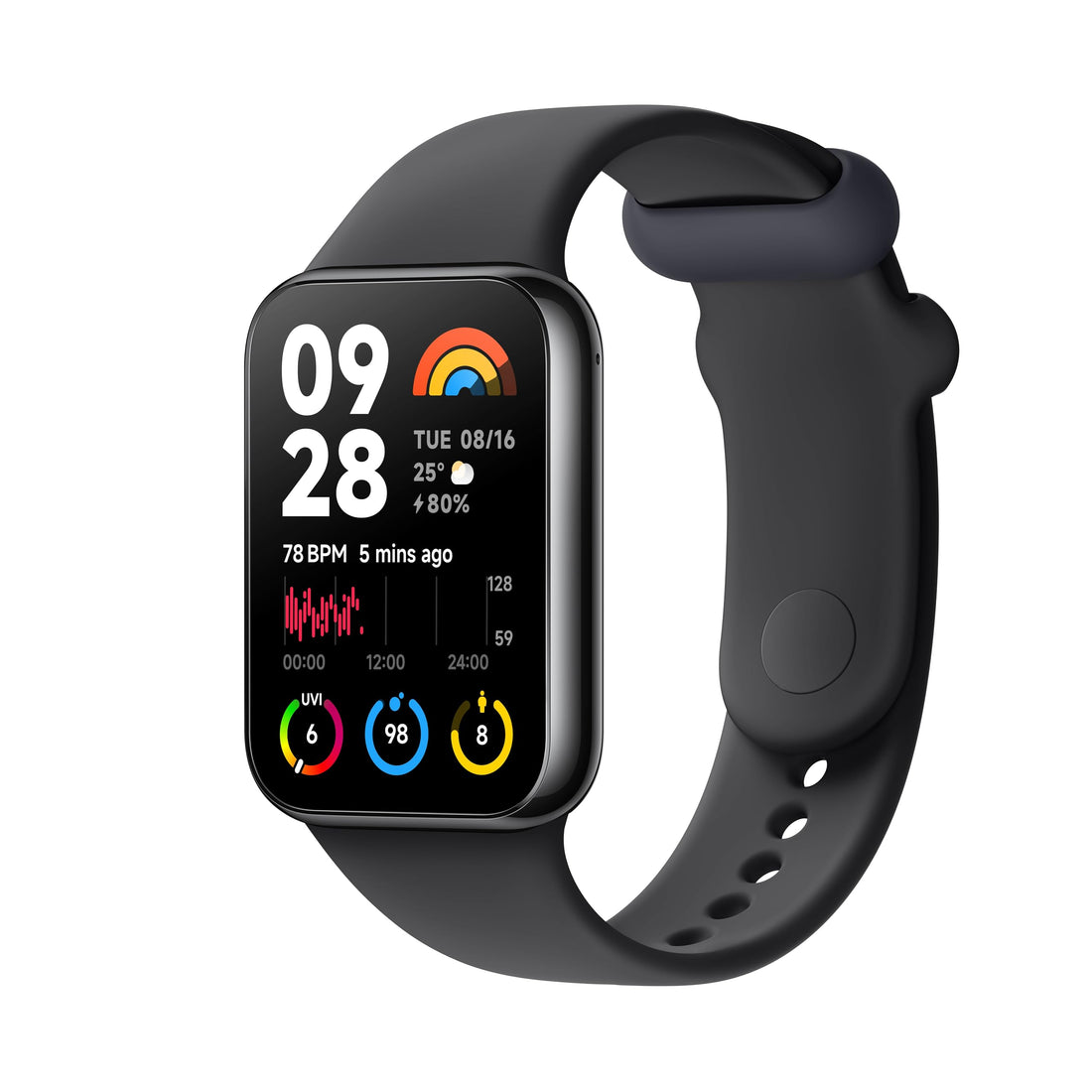 Xiaomi Smart Band 8 Pro features a large 1.74" AMOLED display, built-in GPS, 150+ training modes, and automatic activity detection. Includes | 1-year manufacturer warranty.