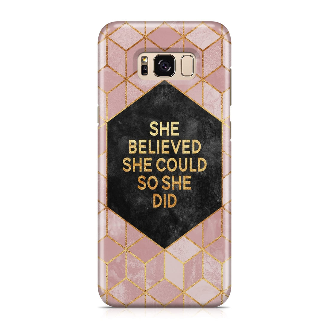 She Did Back Cover for Samsung Galaxy S8 - Multicolour