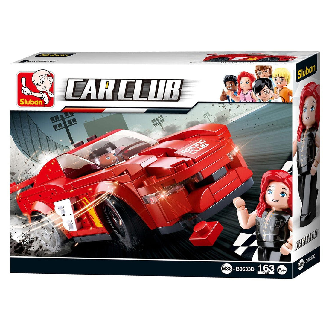 Sluban Car Club Police CAr, 163 Pieces