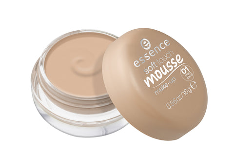Essence Soft Touch Mousse Make-up - 01 Matt Sand, 25336