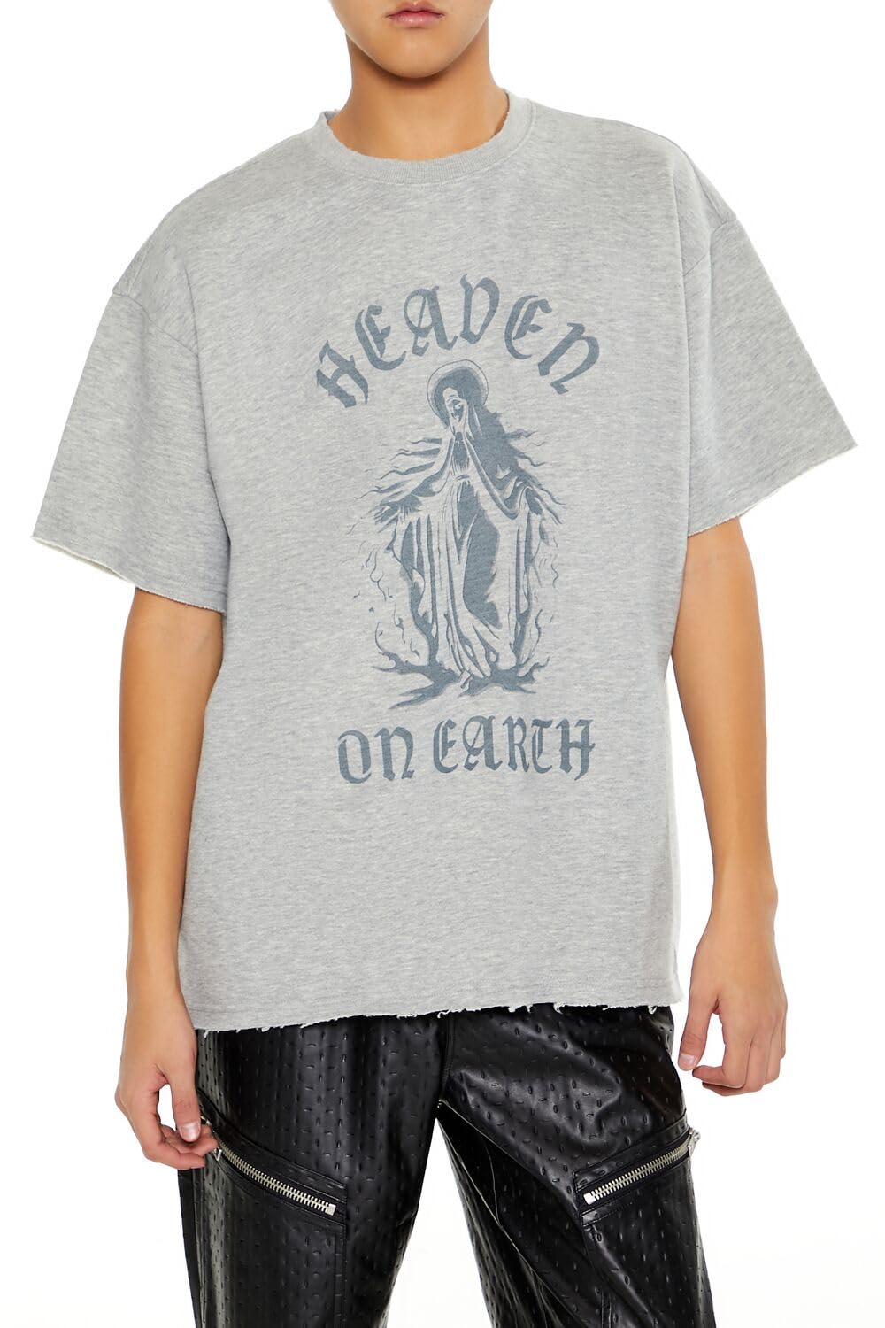 FOREVER21 Men Heaven On Earth Graphic Tee