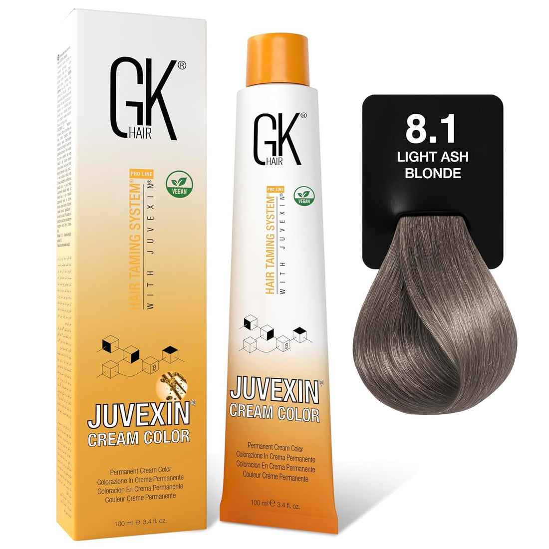 GK Hair Color (8.1 Light Ash Blonde)