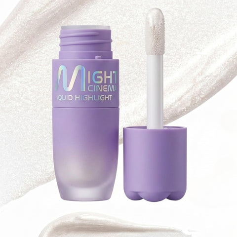 Liquid Highlighter Makeup, Natural Glow Face Highlighter Stick, Silky Smooth Light Liquid Luminizer, Long Lasting Shimmering Face Illuminator Make up (101)