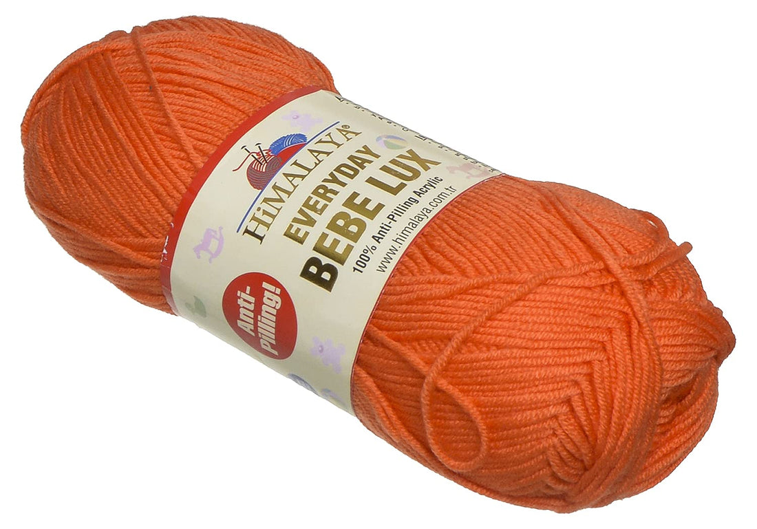 Himalaya 70427 Crochet and Knitting Yarn (100g, Orange)