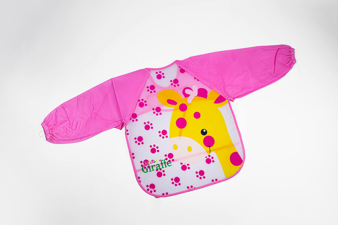 La Frutta Pvc baby bib with sleeves-3