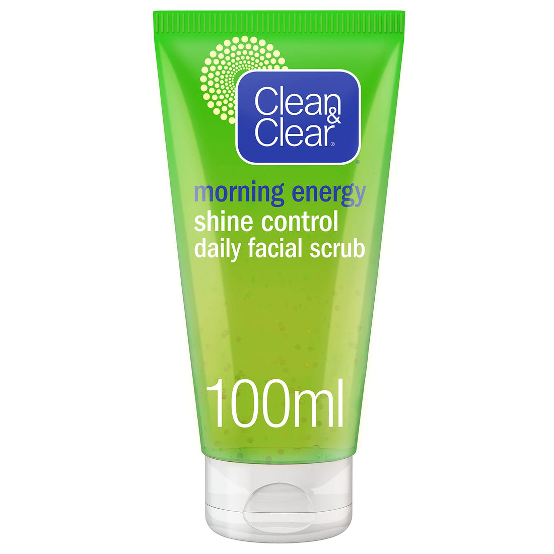 CLEAN & CLEAR, Daily Facial Scrub, Morning Energy, Shine Control, 100 ml
