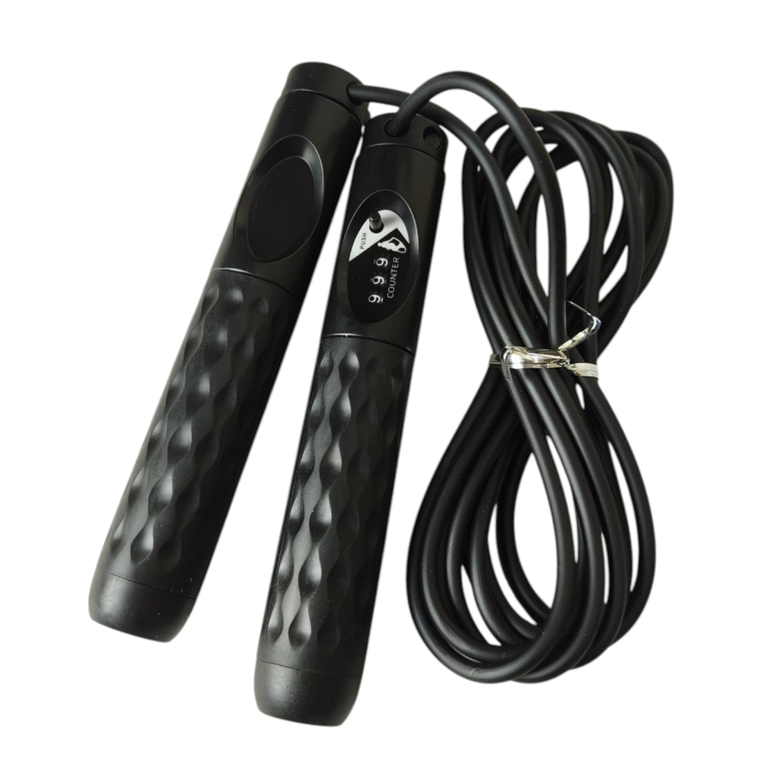 MD Stay Fit Jump Rope with Counter, Comfortable Handles for Fitness and Cardio Training