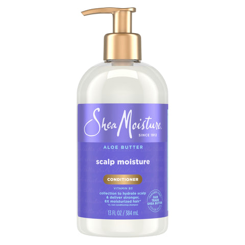 SheaMoisture Scalp Moisture Conditioner Aloe Butter & Vitamin B3 Hair Care With A Boost Of Hydration To Hydrate Scalp + Moisturized Hair 13oz
