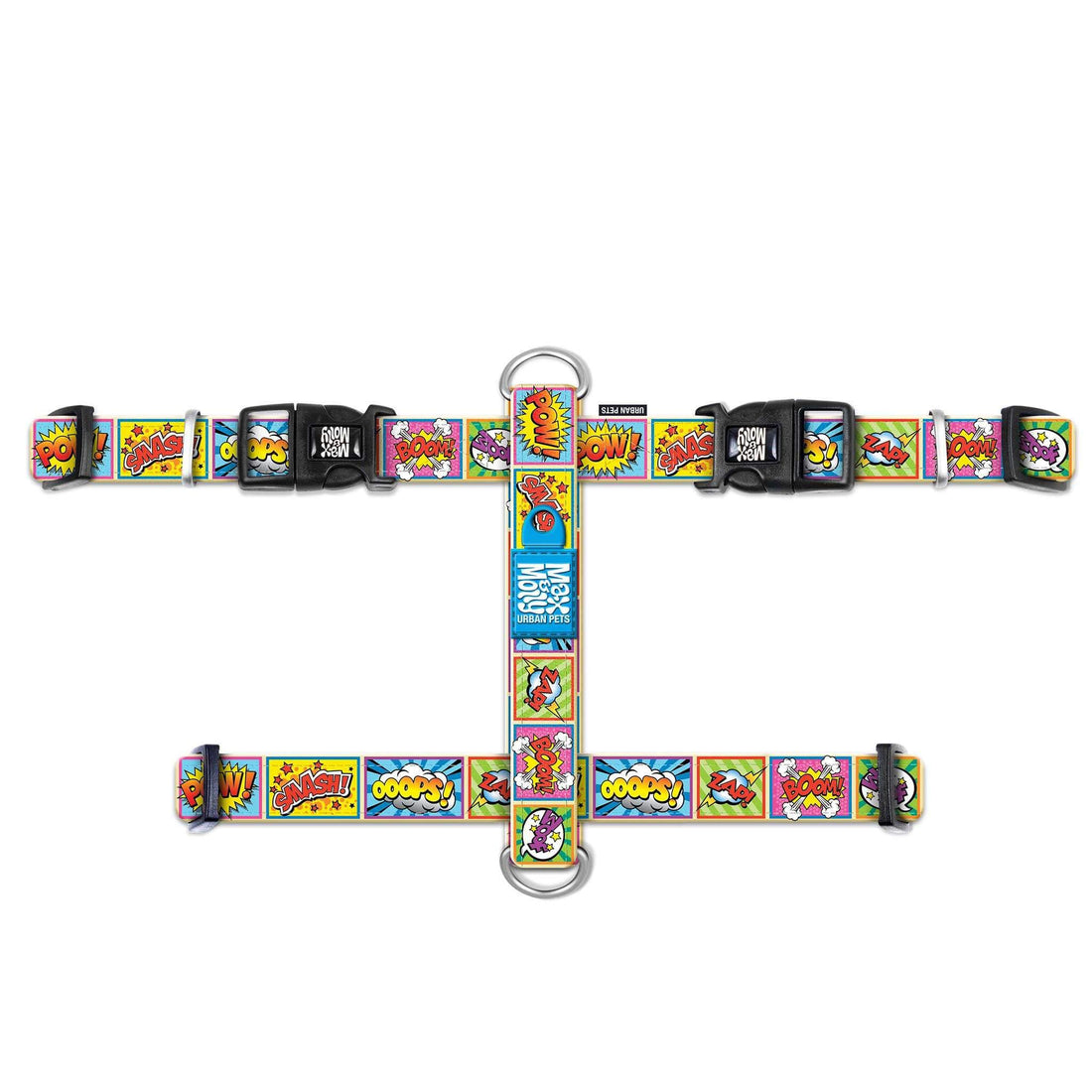 Max & Molly H-Harness - Design Comic/XS SIZE
