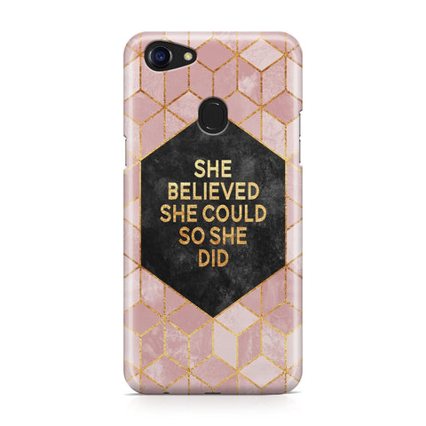 She Did Cover for Oppo F5, Multicolour