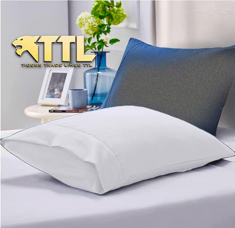 Pillowcase for Home, Hotels & Touristic Village/Modern Design from Tigers,WHITE,55cm*75cm