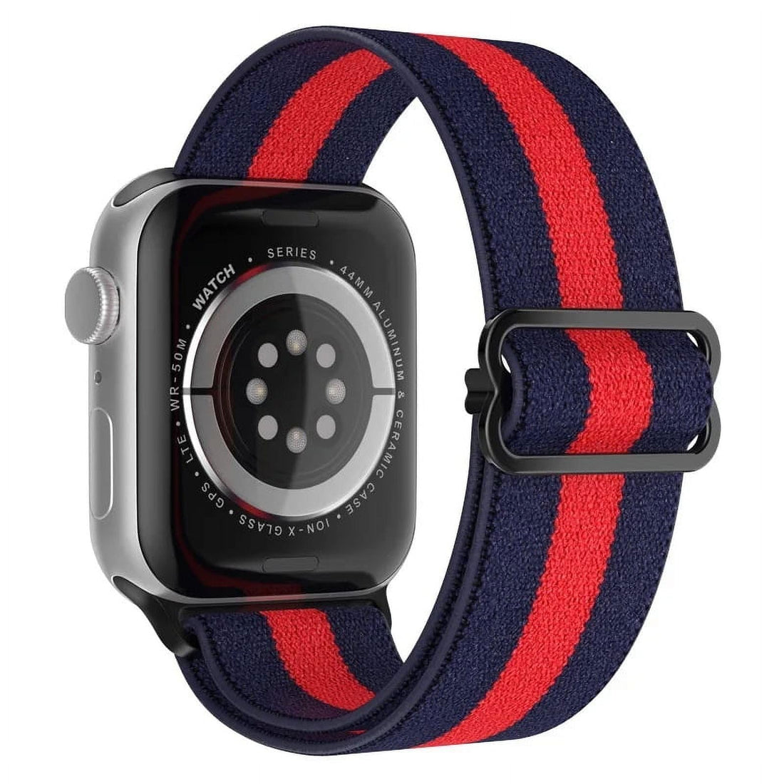 Stretchy Solo Loop Compatible with Apple Watch Band 44mm 40mm 41mm 45mm 46mm 38mm 49mm 42mm for Women Men, Soft Nylon Elastic Braided Sport Strap for iWatch Series 10 9 8 7 6 5 4 3 2 1 SE Ultra 2