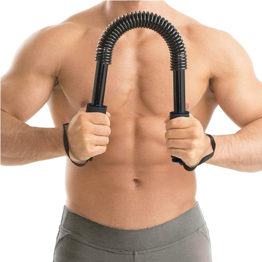 Power Twister, Used to Build Arm and Chest Muscles - Spring Solid Spring Tool Best Home Gym Training Equipment for Upper Body Chest Shoulder Forearm Exercise