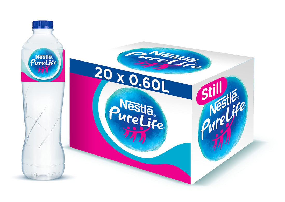 Nestlé Pure Life Water Carton set of 20 bottle X 0.60 L - Package may vary