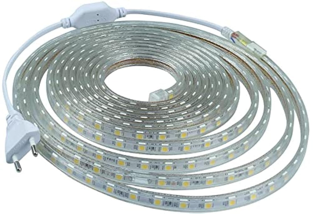 Led Strip White Color 20 meter 60 Led/Meter 220V Waterproof SMD 5730