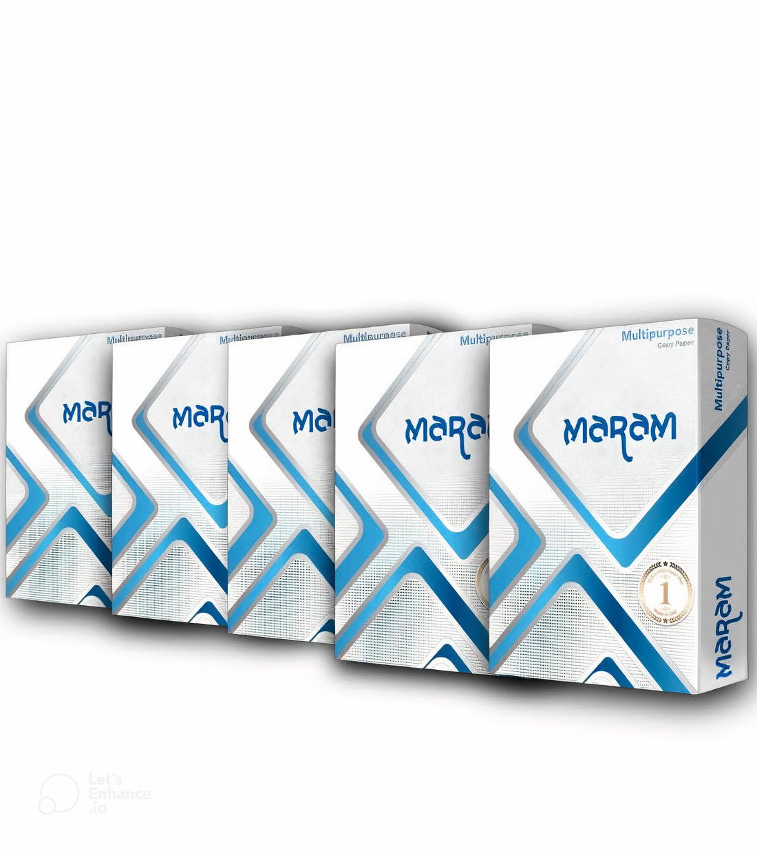 A4 Multi-Purpose Copy Paper 70 gm - 500 Sheets/Pack - 5 Packs - Maram