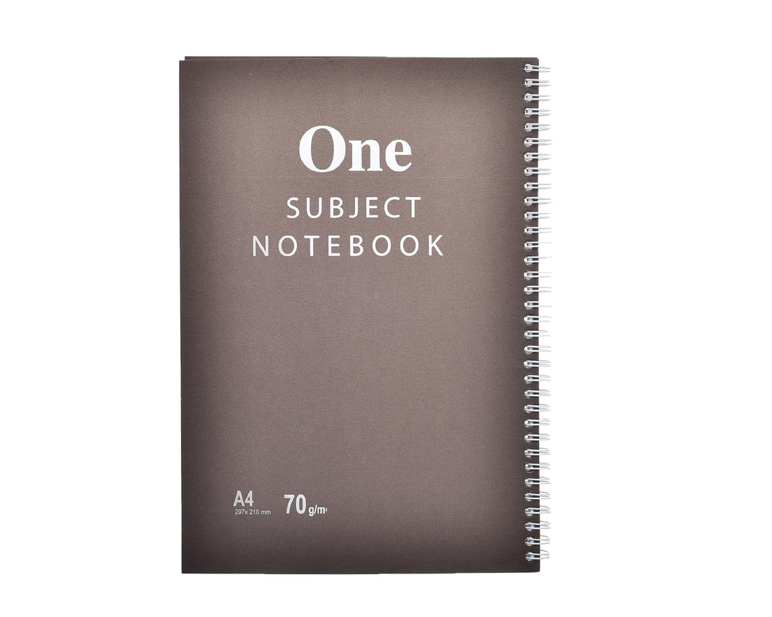 Elmaayergy Metalic Spiral Lined Notebook A4, 100 Sheets Durable Tool That Withstand Daily Use With Eco-Friendly Material