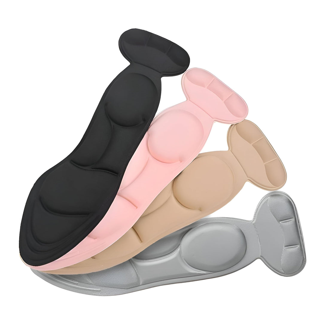 Shoe Insoles - Enhance Comfort A Pair of Cuttable Heel Pads, Designed for Ventilation and Support, Perfect for Loose Shoes to Relieve Foot Pain (4 Walnut)