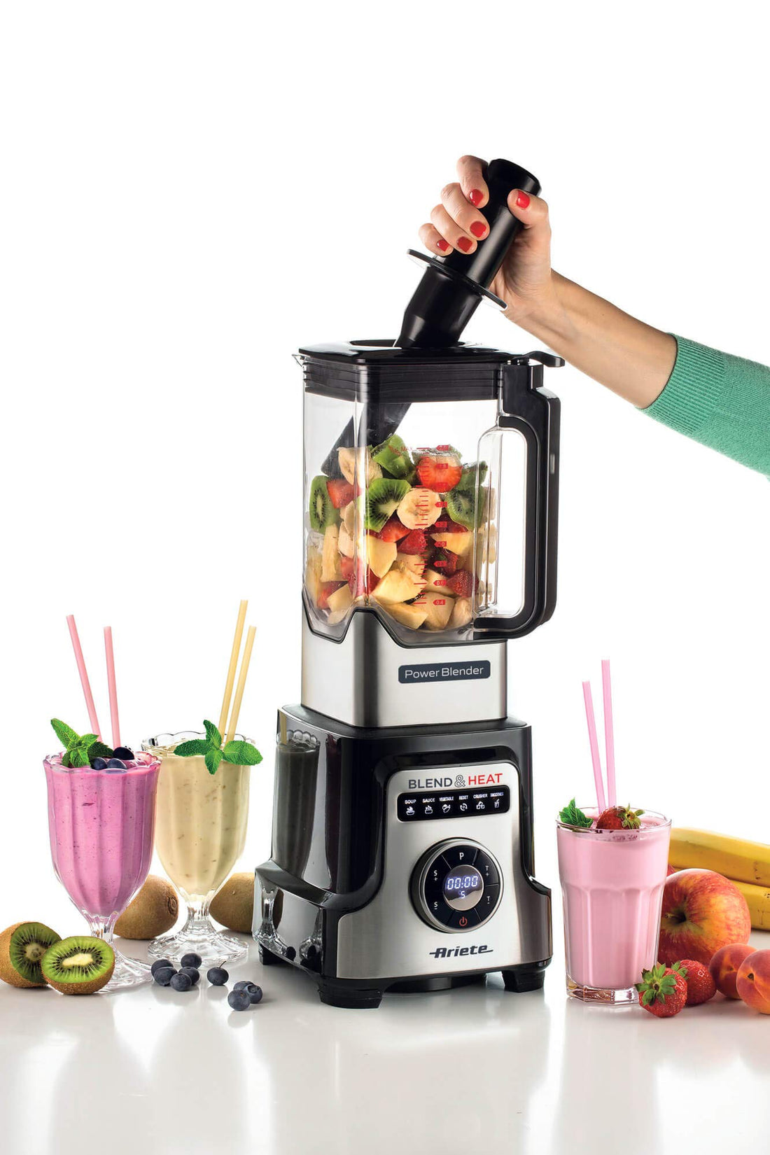 Sokani MULTI-PURPOSE BLENDER, Effortless Blending with 1000W Power, 1.5L Capacity, 3 Speeds, Stainless Steel Blades, and Safety Features, SK-JB-178