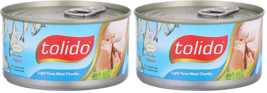 Tolido Tuna Chunks 185G (Pack of 2)