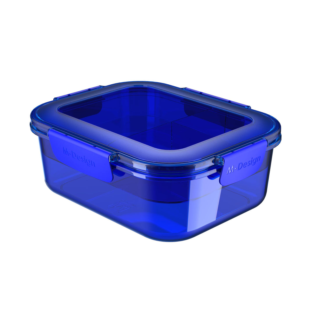 M-Design Fresco™ Lunch Box 2.1L - 2025 Exclusive - BPA Free, Microwave Safe, Dishwasher Safe, Food Safe, Stackable - Cobalt Blue