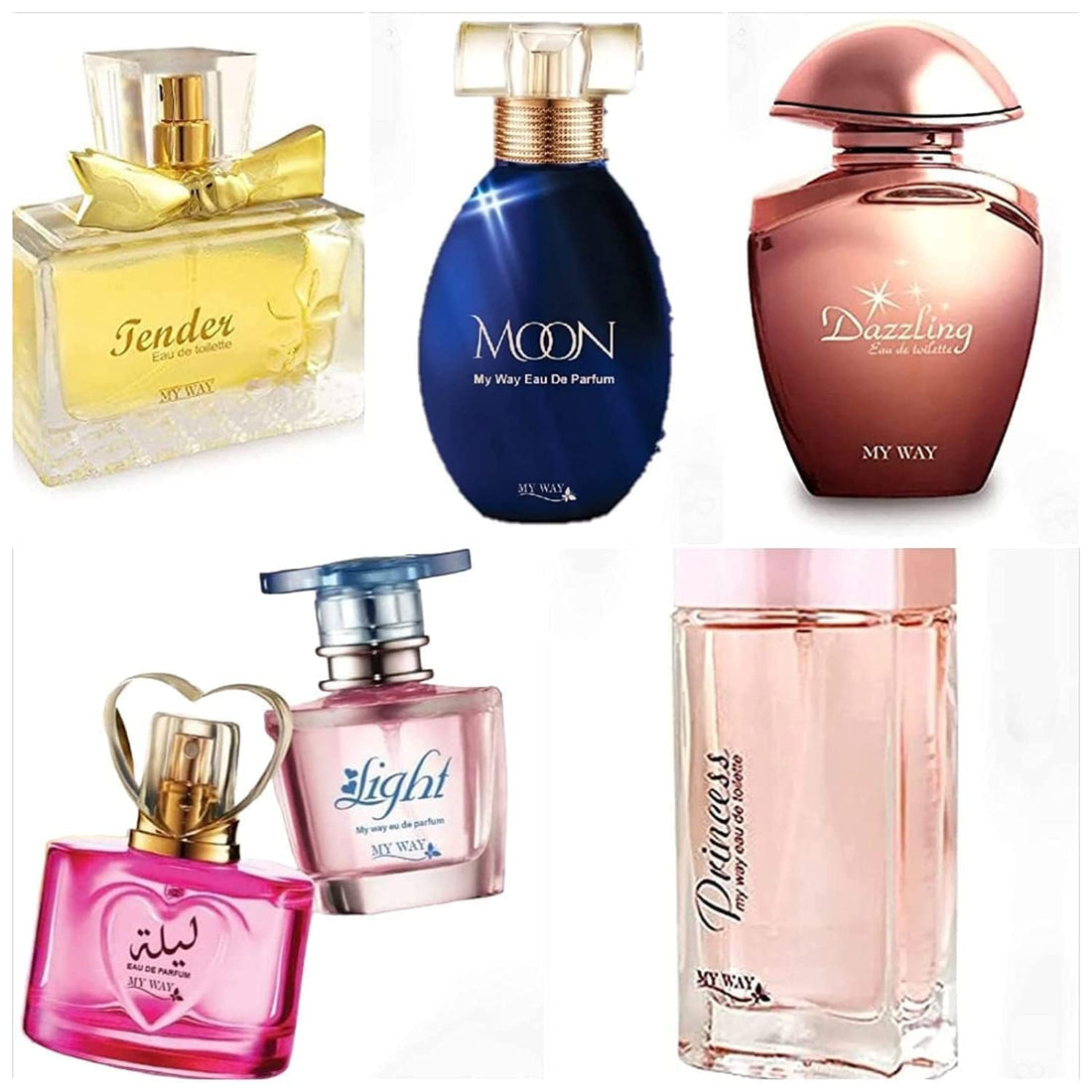 My Way Perfumes for Women 6 Perfumes