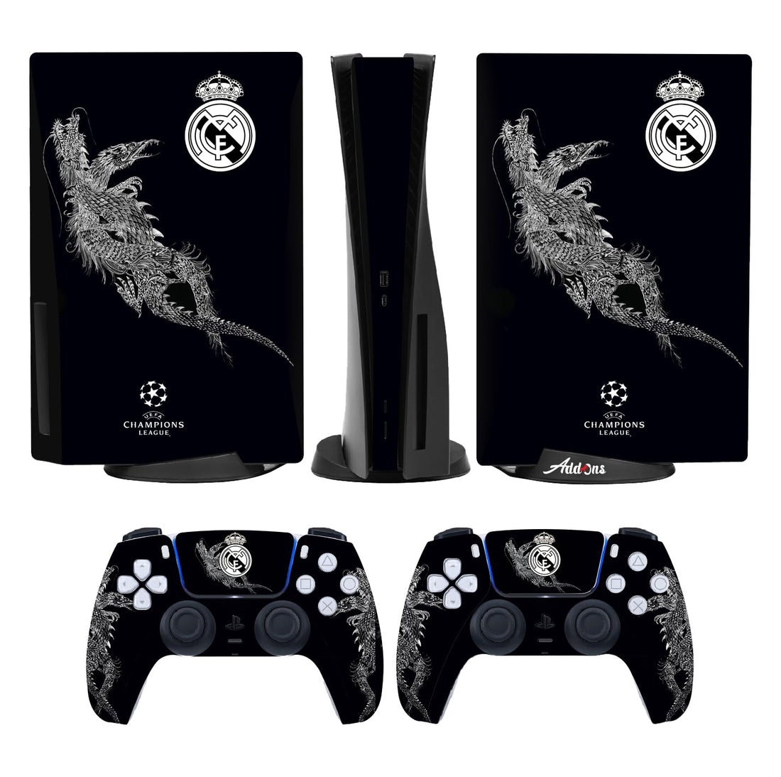 Add-Ons PS5 Real Madrid CF #2 Skin Compatible with PlayStation 5 (Standard - CD)