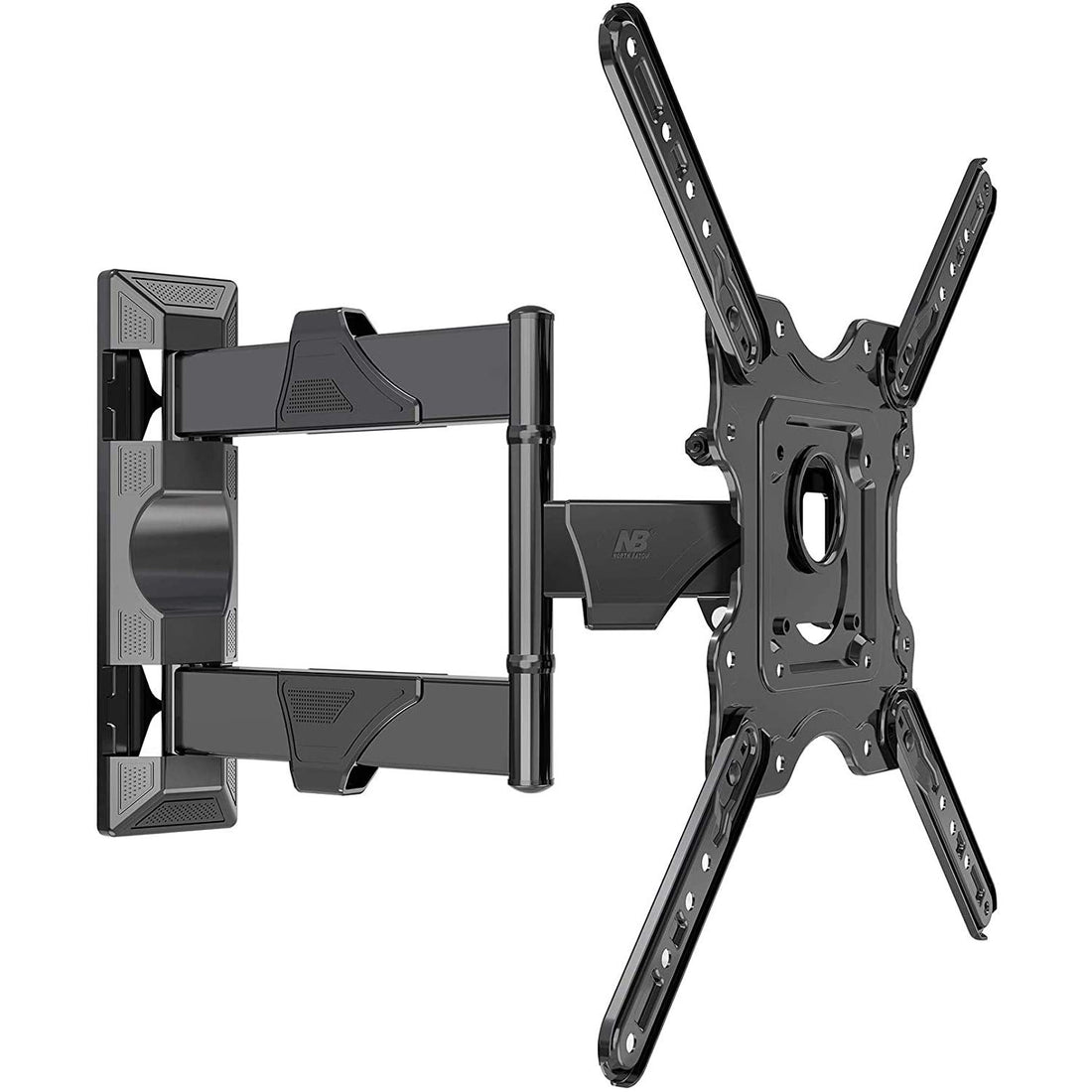 NB P4 Full Motion TV Wall Mount for 32-55 Inches LED LCD TVs, Up to 60lbs, VESA Compatible 100*100 to 400*400 mm, Tilting, Rotating, Swivel, 10-Year Warranty