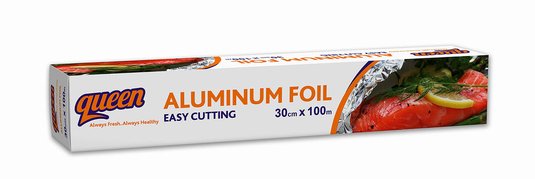 Queen aluminum foil roll, 100 m x 30 cm