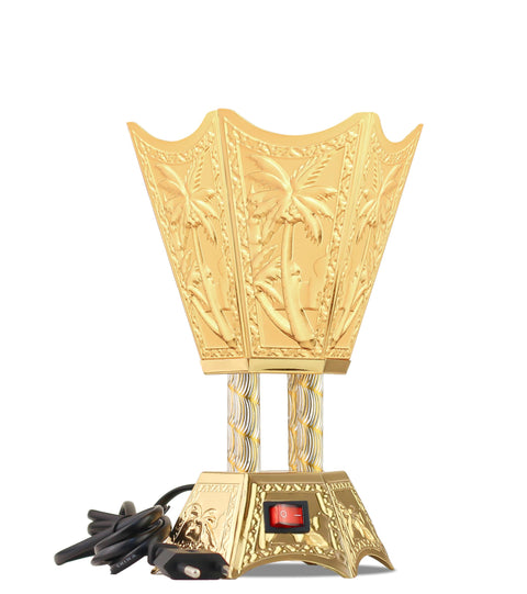 Arabian Electric Incense Burners metal Vintage Arabic Burner,Middle Eastern Incense Holder- Electric Incense Burner Bakhoor Suitable For Arabian Oud,Home, Hotel Decor (Style 17)
