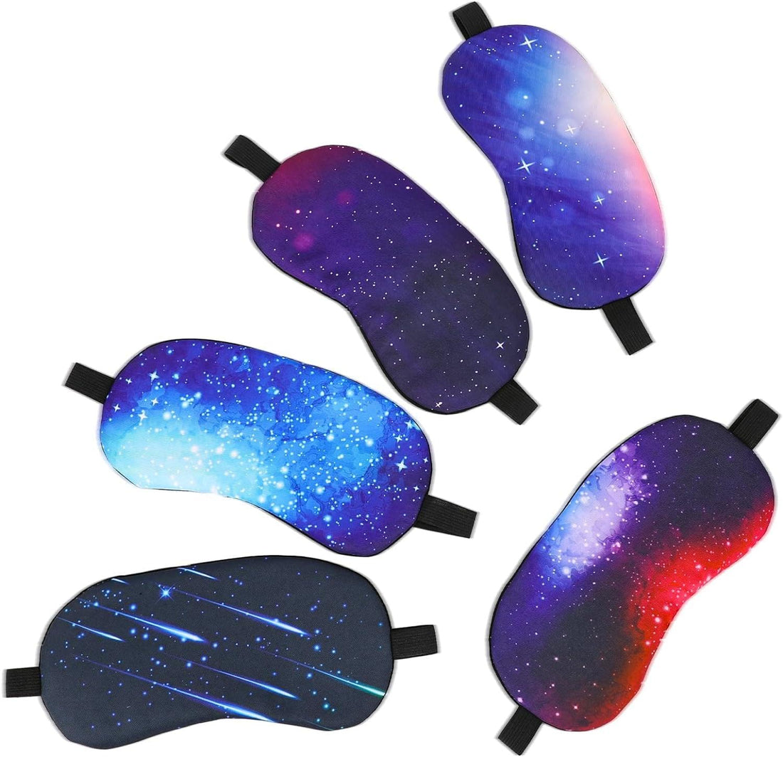 Elastic Sleep Masks with Gel Pillow to Promote Relaxation, Fun Designs to Block Light While Sleeping, Travel, Work and Nap - Equipped with Thermal Gel Bag Pocket (1)