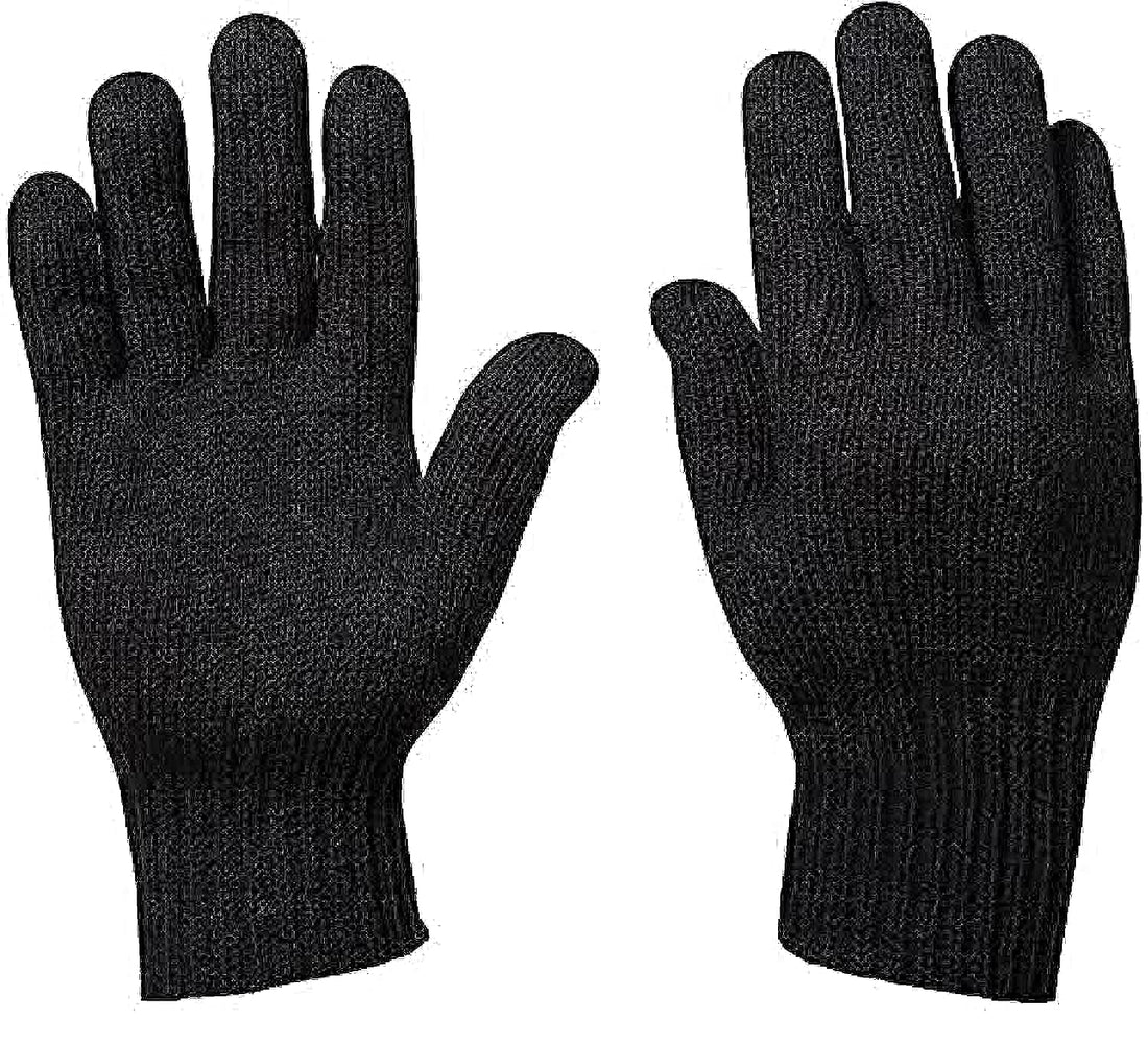 Wool Winter finger gloves