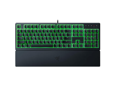 Razer Ornata V3 X Gaming Keyboard: Low-Profile Keys, Silent Membrane Switches, Spill Resistant, Chroma RGB Lighting, Ergonomic Wrist Rest - Classic Black