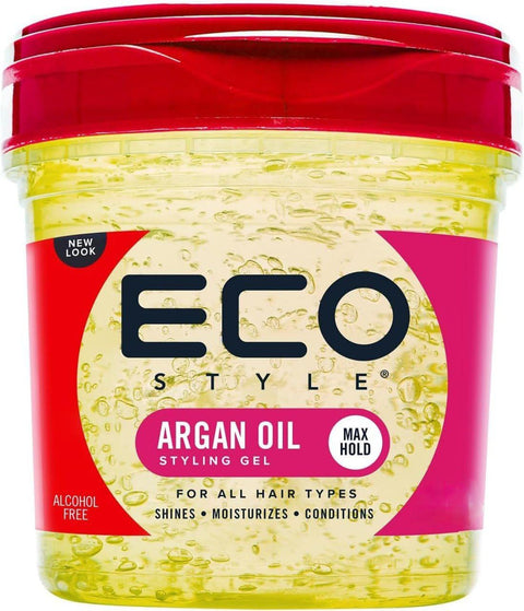 ECO Hair Gel with Argan Oil Free from Alcohol, Parabens, Sulfates and Anti Itch and Dandruff 340ml