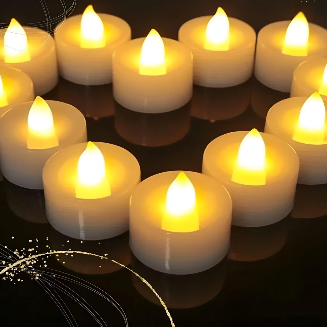 Battery Operated Flameless LED Candle, Electric Candle Light Enhances Birthday Celebrations, Wedding Events, Romantic Decor - Perfect for Creating a Relaxing Mood (8 Candles)