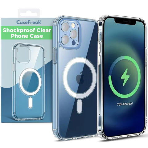 Clear Case for iPhone 11 Pro with Magnetic Ring, Compatible with Mag-Safe Accessories, Slim Fit Anti-Yellowing Protective Case for iPhone 11 Pro (5.8" Screen)