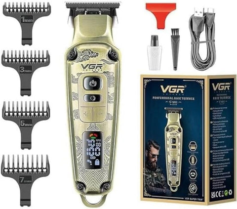 Vgr V-901 Professional Rechargeable Cordless Hair Trimmer with Usb Cable for Men or Family Powered by Rechargeable Lithium-ion Battery