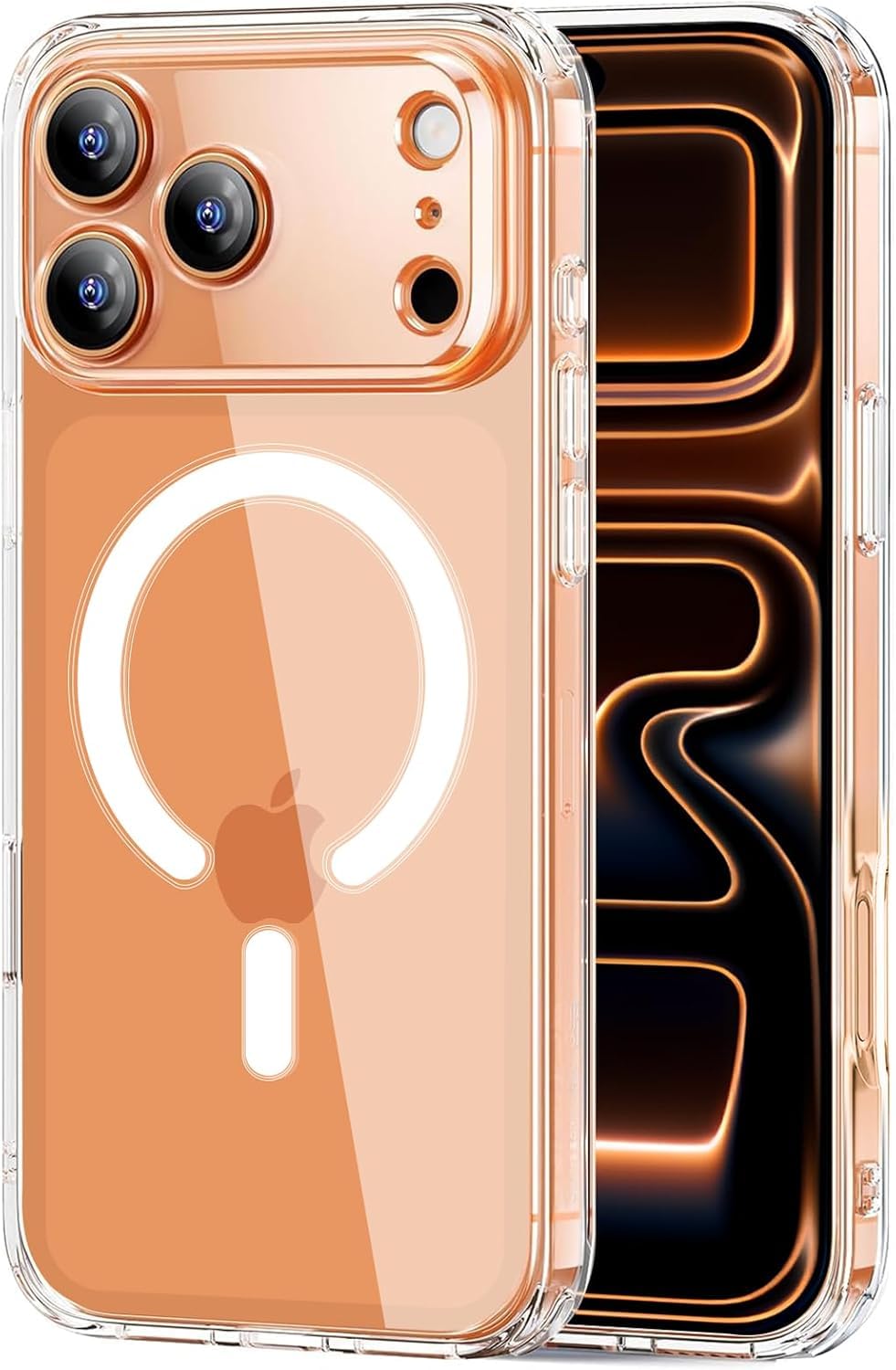 Grabist for iPhone 17 Pro Case Clear, Compatible with MagSafe, Shockproof Military Grade Protection, Non-Yellowing, Slim Thin Magnetic Phone Case for iPhone 17 Pro, Clear (IPhone 17 Pro)