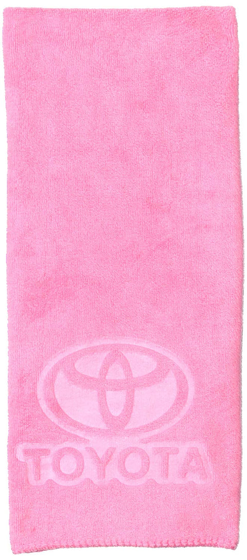 Toyota Car Drying Towel, Free Microfiber Cleaning Cloth, Premium Professional Soft Microfiber Towel, Super Absorbent Detailing Towel for Car/Windows/Screen/Kitchen - Pink