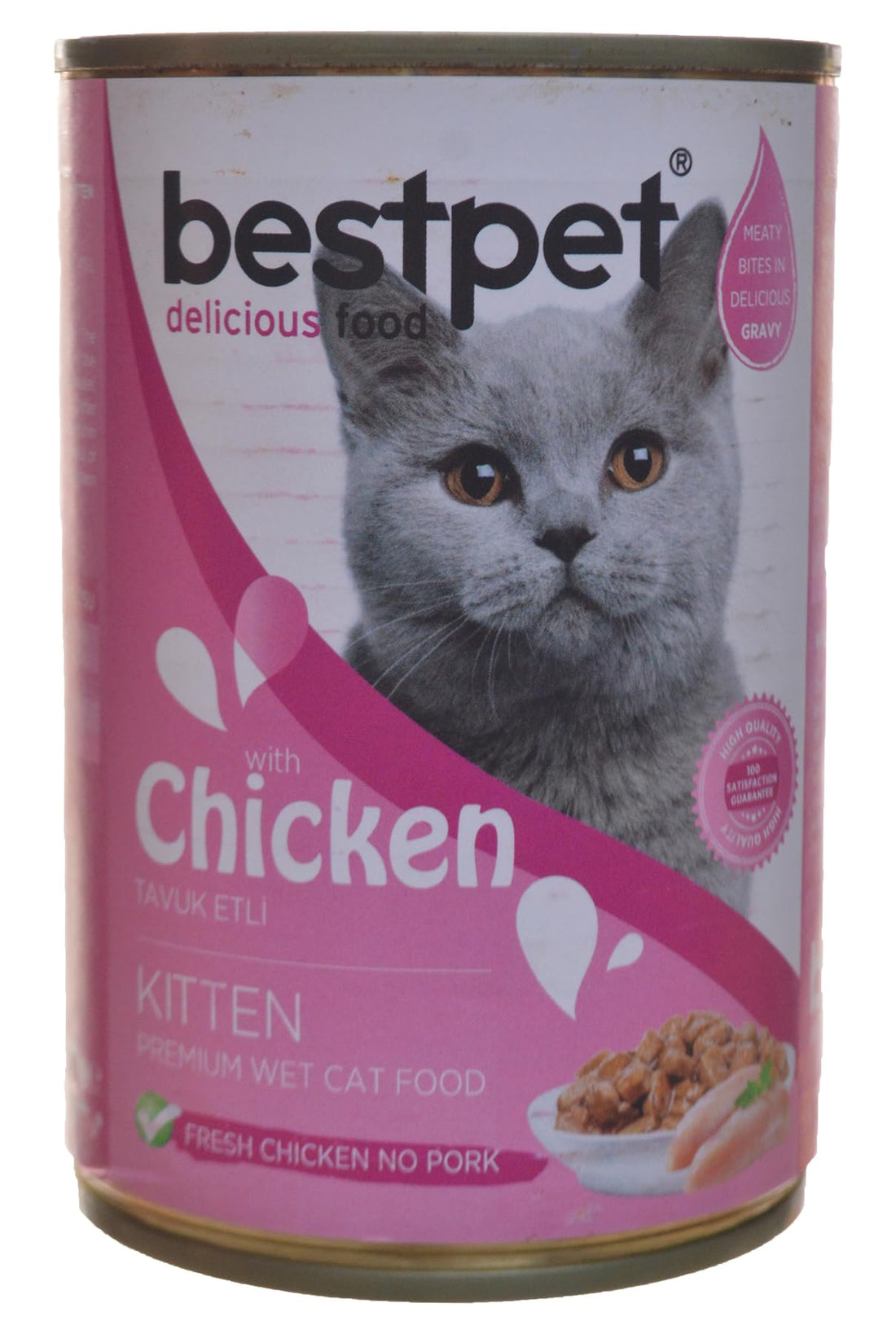 Best Pet Wet Cat Food For Kitten Under 12 Months Chicken 400 gm